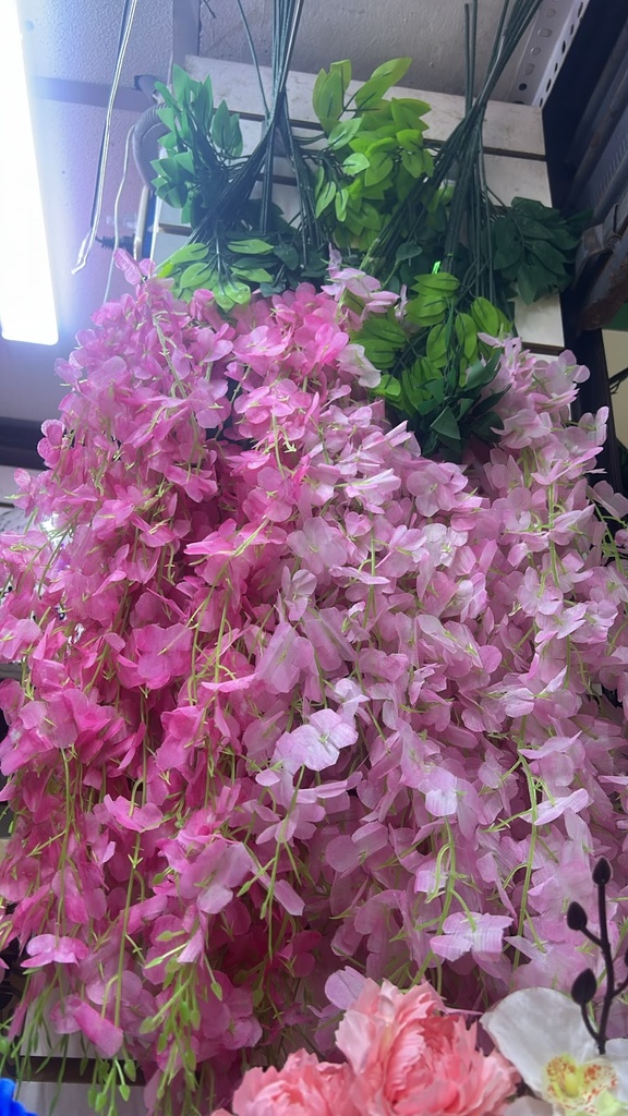 Flores wisterias 3 ramos venta por docena