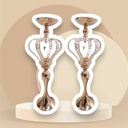 Floreros para decoraciones corona 2 piezas (Grande)