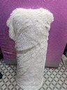 Tela peluche unicolor para decoraciones (Negro)
