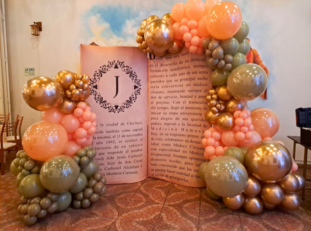 Paquete decorativo gold