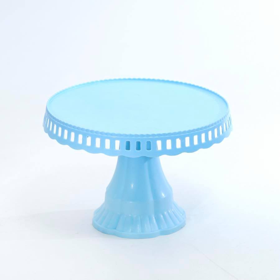 Soporte con base torta plástico 24 cm para decoraciones