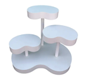 Mesas flotantes para decoraciones (Blanco)