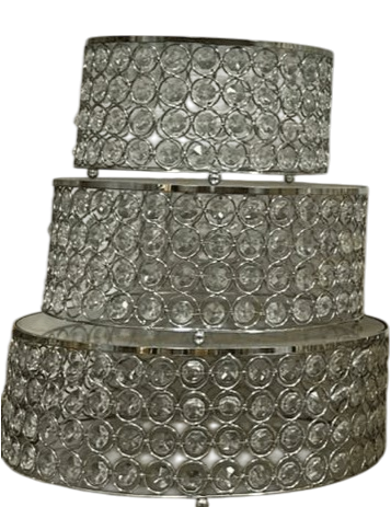 Juego de bandejas princesas 5 piedras plateado