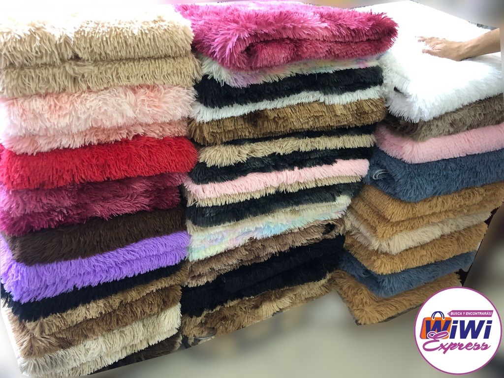 Alfombras de peluches nacionales 2x2.40 cm