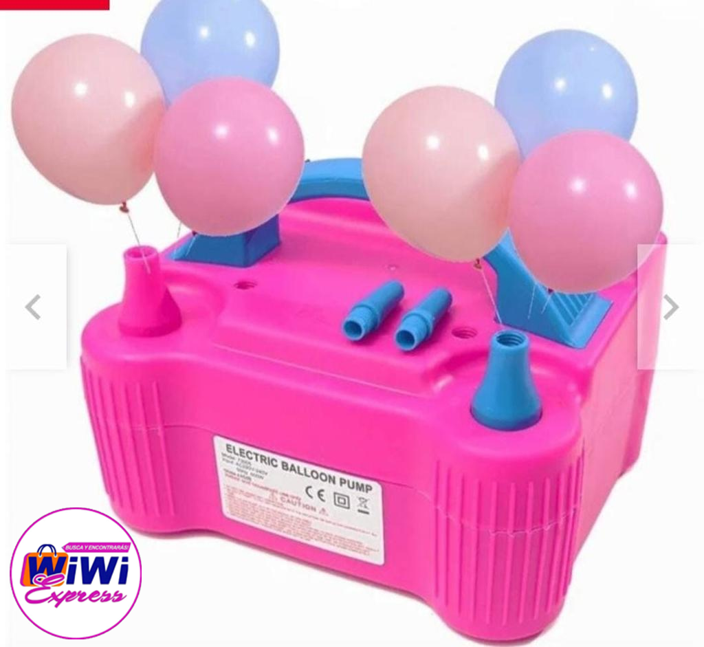 Inflador de globos para decoraciones