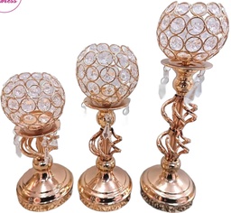 Juego de Candelabros torneado 12 piezas