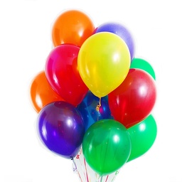 Bolsa de Globos Latex Standar 100 unid. N# 12
